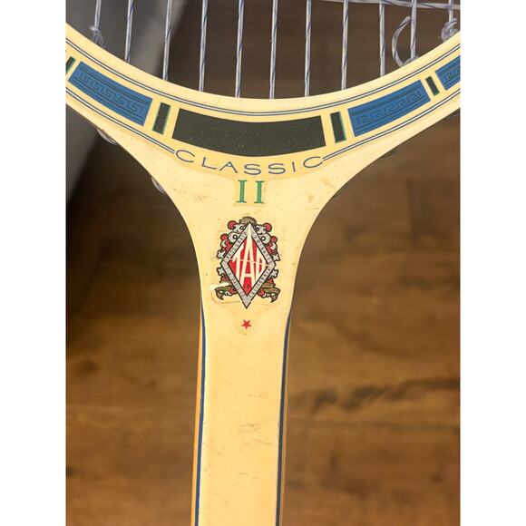 TAD Davis Classic II Clasiden Tennis Racquet Custom Made In USA 4 vintage wood - Picture 2 of 10